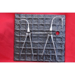 Egyptien Plaque Fer